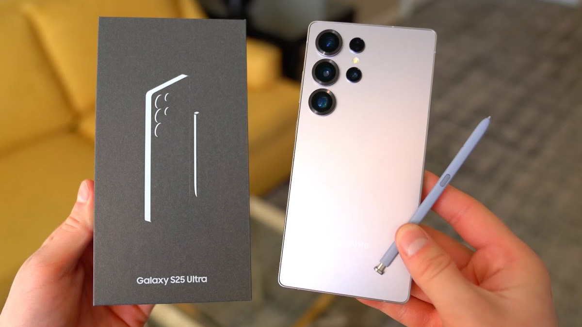 Samsung Galaxy S25 kutusu