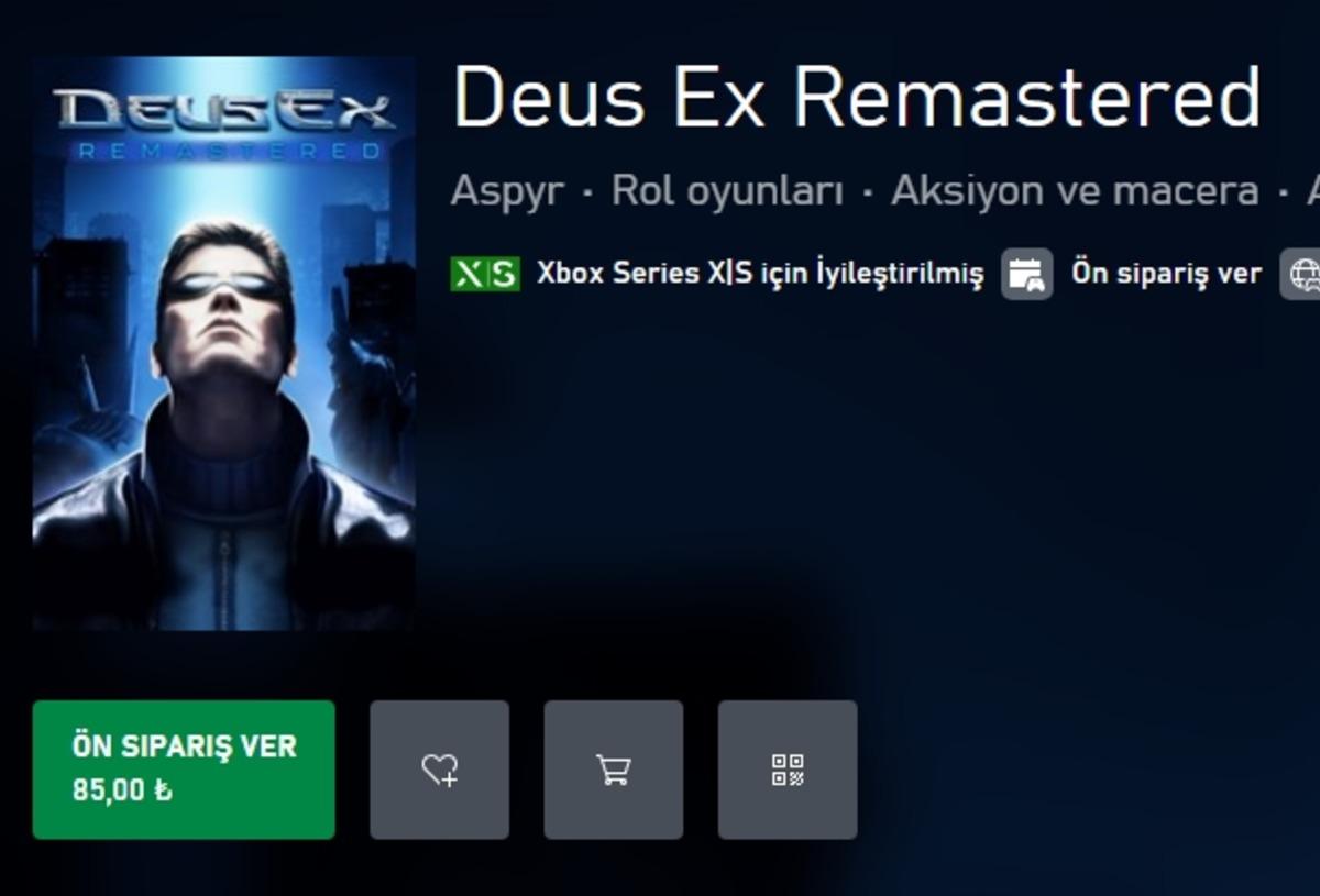 Deus Ex Remastered