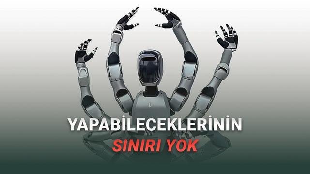 D&uuml;nyanın İlk 6 Kollu İnsansı Robotu Tanıtıldı: Aynı Anda Bir&ccedil;ok G&ouml;rev Yapabiliyor!