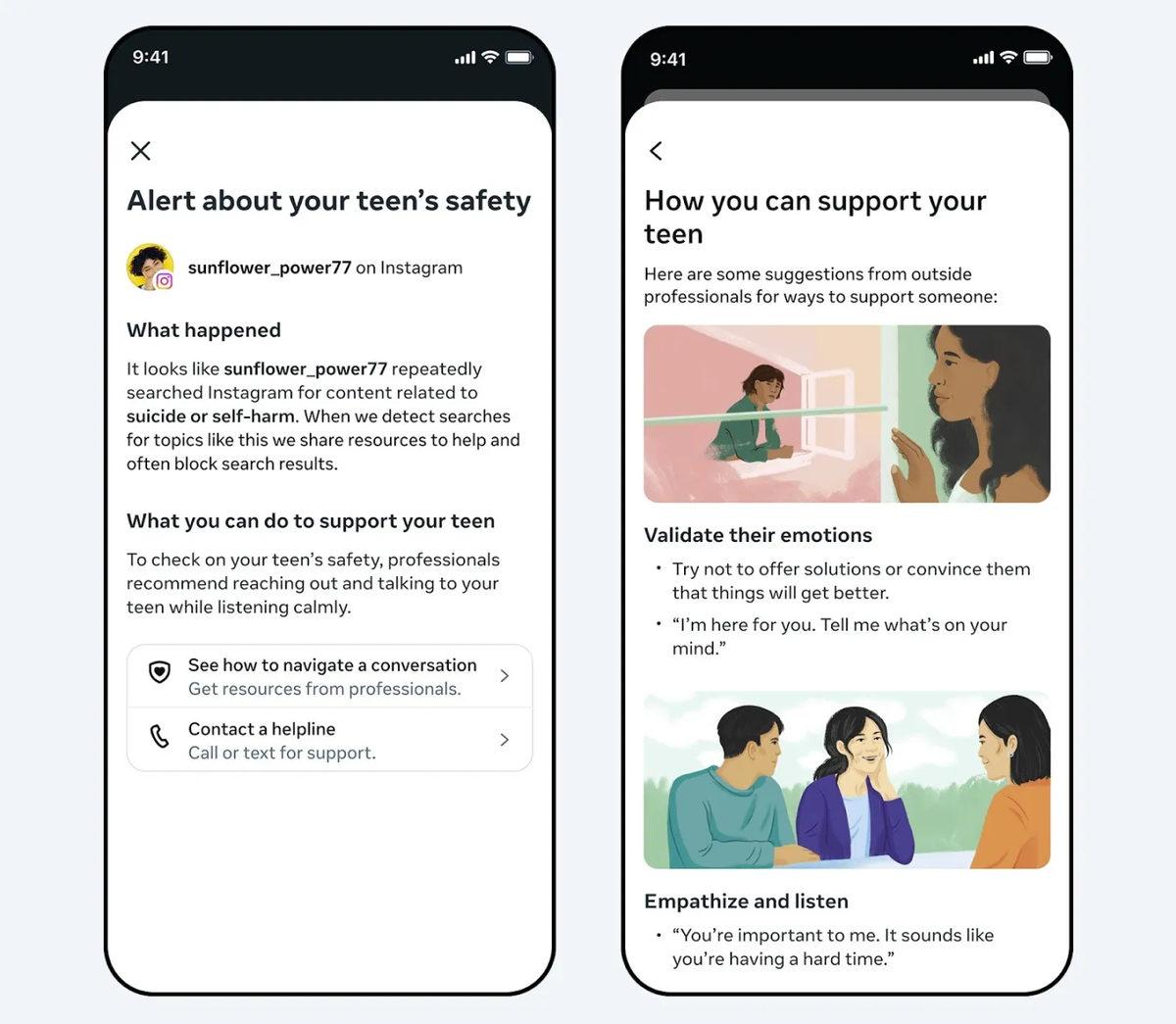 Instagram’dan Yeni Güvenlik Hamlesi: İntihar ve Kendine Zarar Aramalarında Ebeveynlere Uyarı - Görsel 2