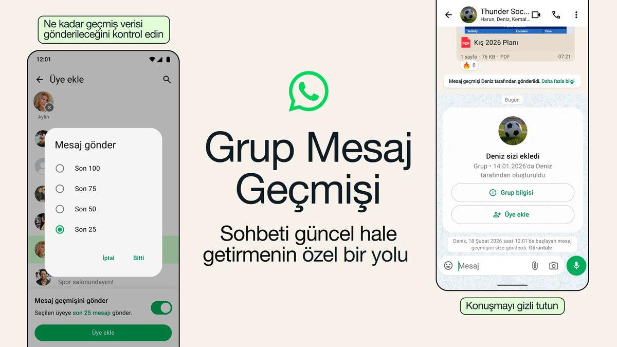 WhatsApp Gruplarında Beklenen Yenilik: Yeni Katılanlar İçin “Grup Mesajı Geçmişi” Dönemi - Görsel 1
