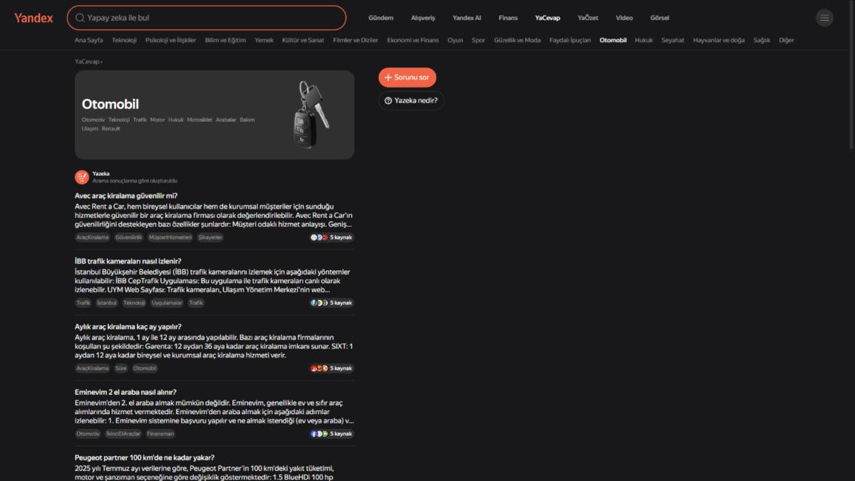 Google'ın Yapay Zeka Cevaplarındaki Şaşırtıcı Gerçek: Yandex Kaynaklı Bilgiler - Görsel 5