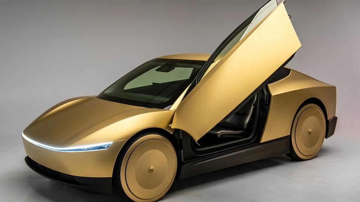 Tesla'nın Direksiyonsuz Cybercab'i Üretim Hattına İndi: Geleceğin Robotaksi Gerçek Oldu 22 lkdjflskjflksdfs