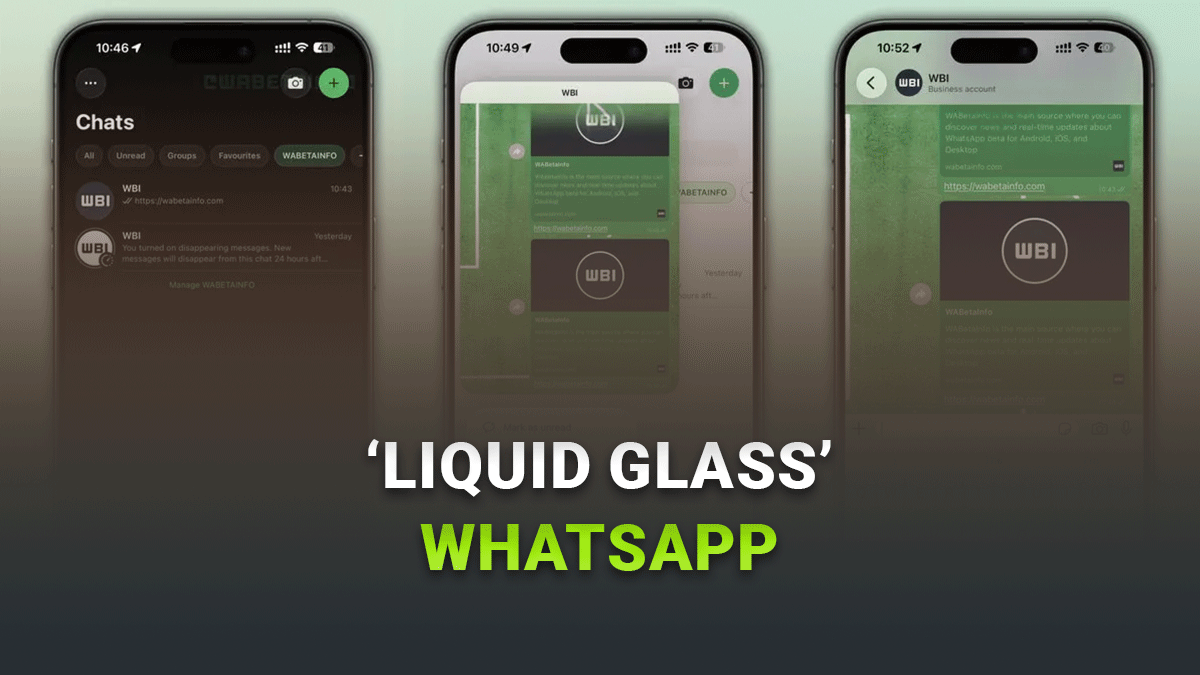 WhatsApp'ta Yeni Çağ: Liquid Glass Tasarımı Türkiye'de 18 WhatsApp’ın Yeni Liquid Glass Tasarımı Türkiye’de Kullanıma Sunuldu