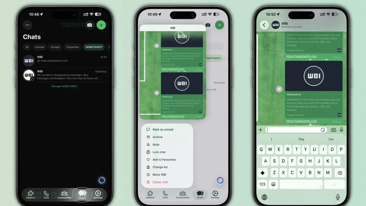 WhatsApp'ta Yeni Çağ: Liquid Glass Tasarımı Türkiye'de 19 WhatsApp'ta Yeni Çağ: Liquid Glass Tasarımı Türkiye'de - Görsel 5