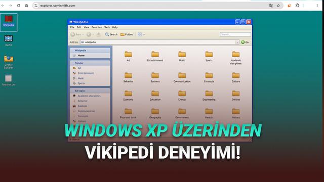 Windows XP Üzerinden Vikipedi'ye Ulaşmanızı Sağlayan İlginç Site