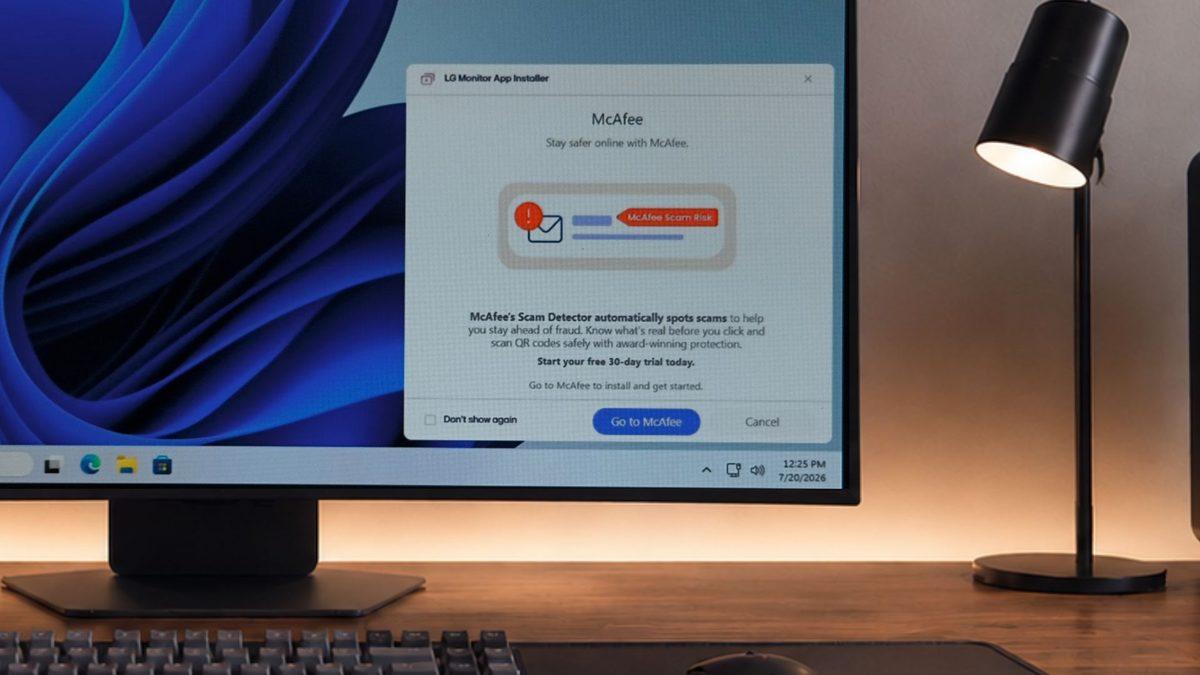 LG Monitörlerinde McAfee Pop-Up Reklamları Kaldırıldı! Microsoft'un Hızlı Müdahalesi ve Olayın Detayları - Görsel 2