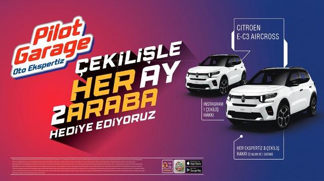 Pilot Garage Oto Ekspertiz Kampanyası: Her Ay 2 Sıfır Araç Hediyede 33 Pilot Garage Oto Ekspertiz Her Ay 2 Araç Hediye Ediyor